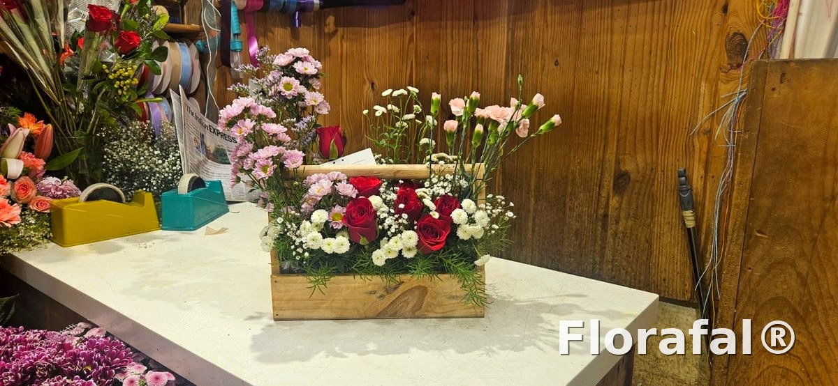 Rainbow Garden Basket