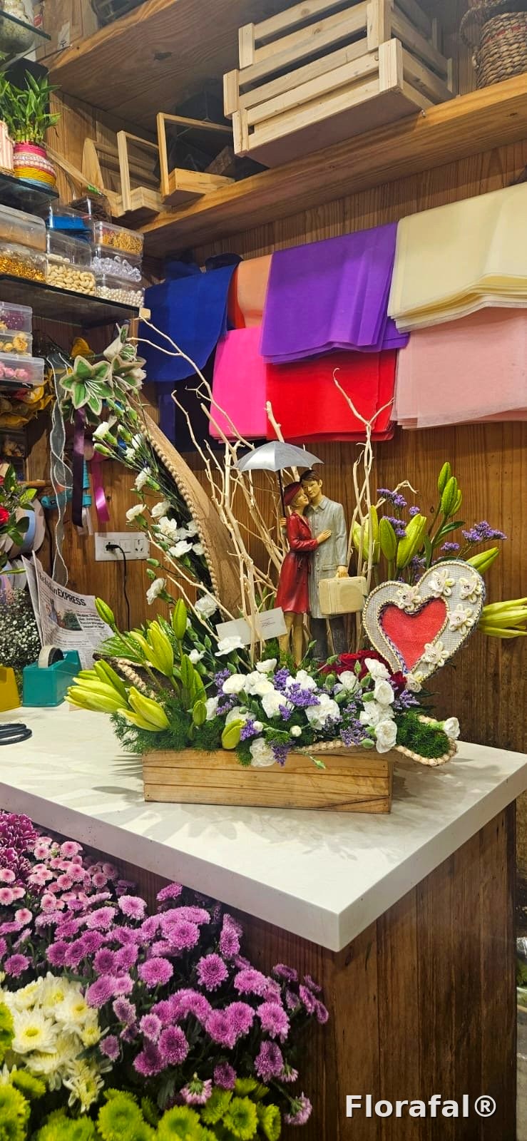 Ruby Box Bouquet
