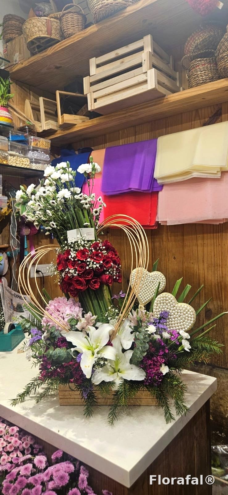 Confetti Garden Basket